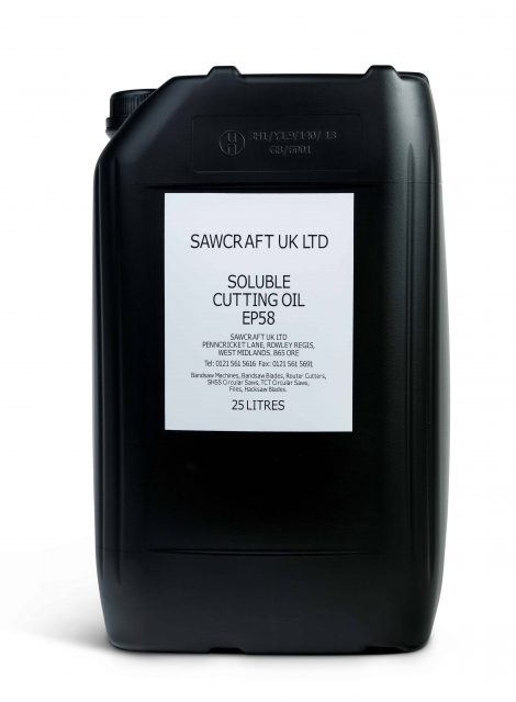 EP58 Soluble Cutting Oil for bandsaw machines
